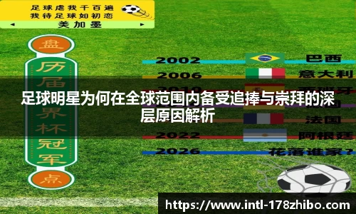 足球明星为何在全球范围内备受追捧与崇拜的深层原因解析